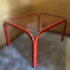 昭和レトロ ガラステーブル センターテーブル ミッドセンチュリー