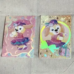 香港ディズニーランド コレクタブルカード　クッキー・アン　2枚セット