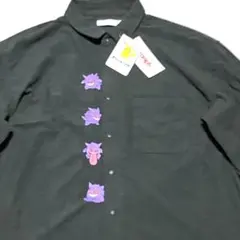 グラニフ　ポケモン　ゲンガー パニック　ルーズフィットコーデュロイシャツ　L