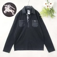 タグ付き未使用✨バーバリーブラックレーベル 日本製 ポロシャツ プルオーバー