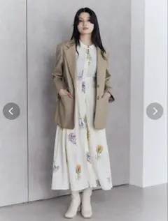 MURUA フェイクレザーテーラードジャケット