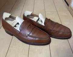 美品】 パラブーツ スエード ローファー DAX スナッフブラウン UK7.5 