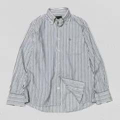 THE SCOTCH HOUSE♡ストライプダウンボタンシャツ　長袖　メンズ　M