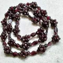 2AM74　ガーネット　ネックレス