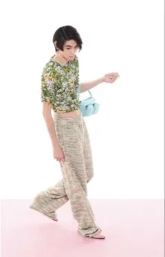 MASU candy tweed wide pants 44 24ss - メルカリ