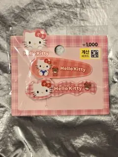 【日本未発売韓国限定】ハローキティ＊前髪クリップ２個セット＊新品未開封