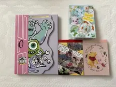 中古　ディズニーメモ帳4冊セット
