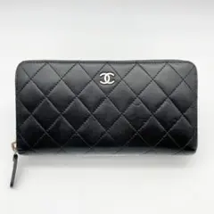 CHANEL ブラック キルティング 長財布 - メルカリ