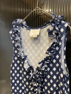 kate spade ノースリーブワンピース フリル　ケイトスペード