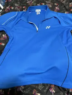 YONEX ハーフジップ トレーニングウェア ブルー Lサイズのサムネイル