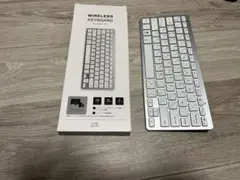 Bluetoothキーボード シルバー　スリーコインズ