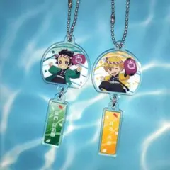 鬼滅の刃 イオン限定 アクリル キーホルダー2個セット／竈門炭治郎 ＆ 我妻善逸