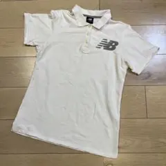 ニューバランス　ポロシャツ　白ポロシャツ　XL