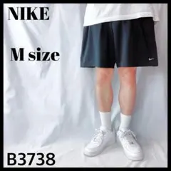 00s ナイキ ワンポイントロゴ ソロ ハーフパンツ ショートパンツ 黒 M