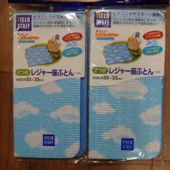 レジャー座ぶとん　2組セット〜ピクニックやスポーツ観戦にどうですか〜