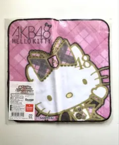 【新品】サンリオ AKB48コラボ ハローキティ プチタオル タオルハンカチ