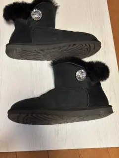 UGG ブラック　ムートンブーツ　23