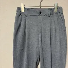ウエストウッドアウトフィッターズ　ストレッチタックテーパードパンツ(M)グレーのサムネイル