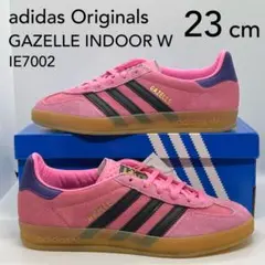 新品 23cm adidas GAZELLE INDOOR W ピンク スエード