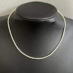 【STERLING 刻印】4℃ ベビーパール ネックレス シルバー アクセサリーのサムネイル