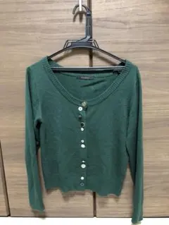 PAGEBOY グリーンカーディガン Mサイズ