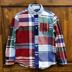 POLO RALPH LAUREN kids チェック柄 長袖シャツ