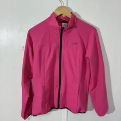 【 3046番】NIKE ジャージ ジャケット ピンク 春夏秋　レディSのサムネイル