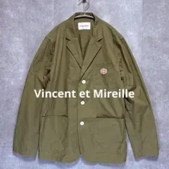 Vincent et Mireilleワークジャケット 3B フランスカーキ美品