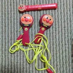 アンパンマン おもちゃ 2個セット　カスタネット　おまけ付き