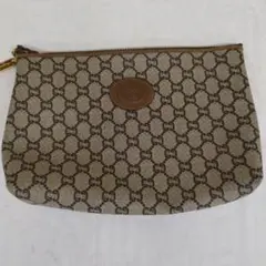 【美品】グッチ クラッチバッグ グッチプラス GG柄 セカンドバッグ オールド