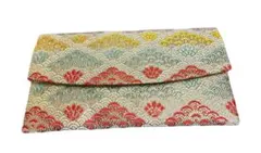 数珠袋 念珠入れ 亀甲花紋様 留め具付き - メルカリ