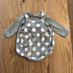 水玉模様オーバーオール サイズ80