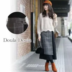 チェックスカート douladoula 新品