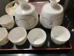 香蘭社リンドフィールド新品未使用酒器7点セット箱入り