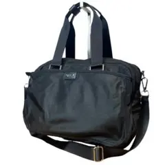 未使用品　アニエスベー　2wayボストンバッグ　レザーナイロン　ブラック　南京錠 アニエスベー/ボストンバッグ/黒/ナイロン×レザーの買取実績