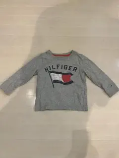 TOMMY HILFIGER 長袖　カットソー　グレー ロゴ フラッグのサムネイル