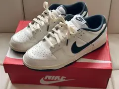 ☆Nike Dunk Low ホワイト/グリーン 28.5cm(美品)