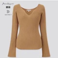 UNIQLO× Mame Kurogouchi 3Dリブセーター（長袖）S