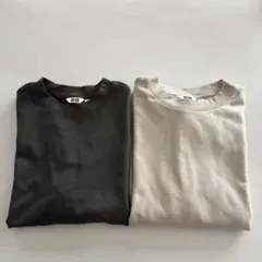 ユニクロ　エアリズムコットンオーバーサイズTシャツ　Sサイズ　2枚セット