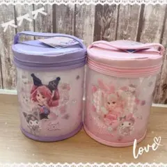 リカちゃん マイメロ クロミ コラボ おめかし クリア バニティポーチ