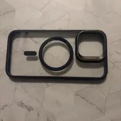 iPhone用透明ケース カメラ保護 スタンド付き 15PROMAX