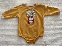 【値下げ中】ポップコーンロンパース　80 90cm 子供服　トレーナー