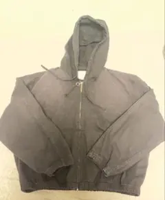 ZARA フード付き黒ジャンパー