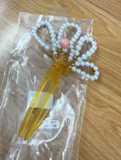 パール花形かんざし