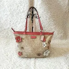 COACH コーチ ハンドバッグ トートバッグ フラワー 花 16763 - メルカリ