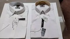 【新品】タカキュー　TAKAQ ワイシャツ　2枚組（半袖1枚·長袖1枚）のサムネイル