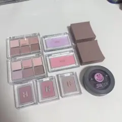 【まとめ売り】韓国系コスメアイシャドウパレット+チーク 10点セット