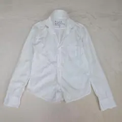 フランク＆アイリーン スキッパーシャツ バリー 長袖 コットン ホワイト