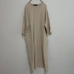 HONEYSUCKLE ROSE ベージュ ロングワンピース Mサイズ