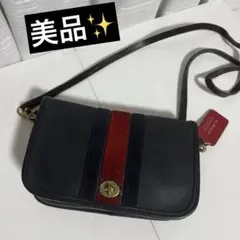 美品✨コーチ　ヴィンテージ ヴァーシティ 表参道 ターンロック ショルダー